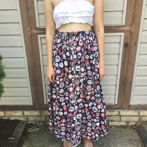 Vintage Presidential Campaign Maxi Skirt!